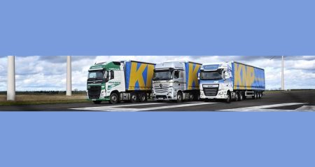 KNP Logistics vehicles