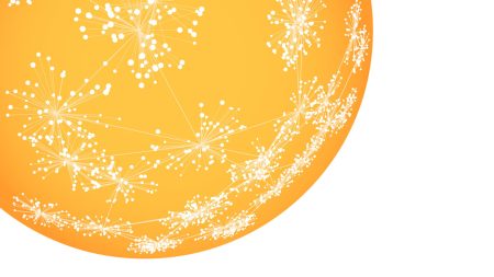 Climate resilience planning needs to consider the risks of worldwide societal breakdown climate resilience needs a systems thinking approach - an orange planet is overlaid with white interlinked circles.