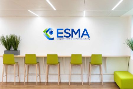 ESMA updates priorities to focus on cyber risk and digital resilience, in-line with DORA ESMA logo in an informal office setting. Picture provided by ESMA and used in conjunction with the guidelines. Picture remains copyright European Securities and Markets Authority (ESMA)
