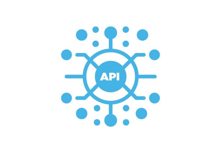 A concept shows API at the centre of a number of processes.