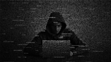 Ransomware: The True Cost to Business Study 2024 A concept of a ransomware attack created out of numerals.