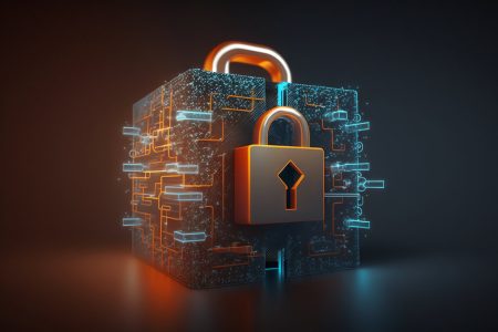 The growth of immutable data storage: 69% of IT leaders consider it an essential aspect of ransomware protection immutable data storage concept - a locked up block of data.