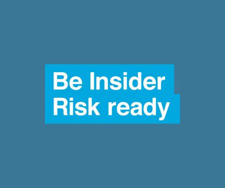 Be Insider Risk Ready logo.