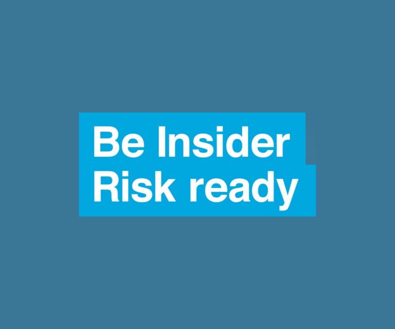 Be Insider Risk Ready logo.