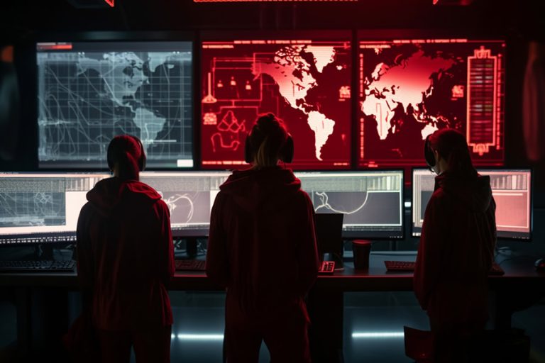 state sponsored cyber attack - Resilience Forward Concept image showing a state sponsored cyber attack being managed.