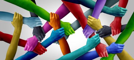 The 2024 Security Culture Report: multi-year trends in cyber security culture workplace culture concept - multi coloured arms and hands interlink.