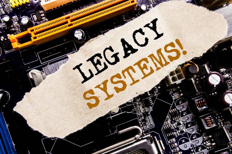 Announcement text showing Legacy Systems