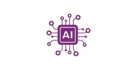 AI Processor concept - an AI chip with various activities branching out from it.