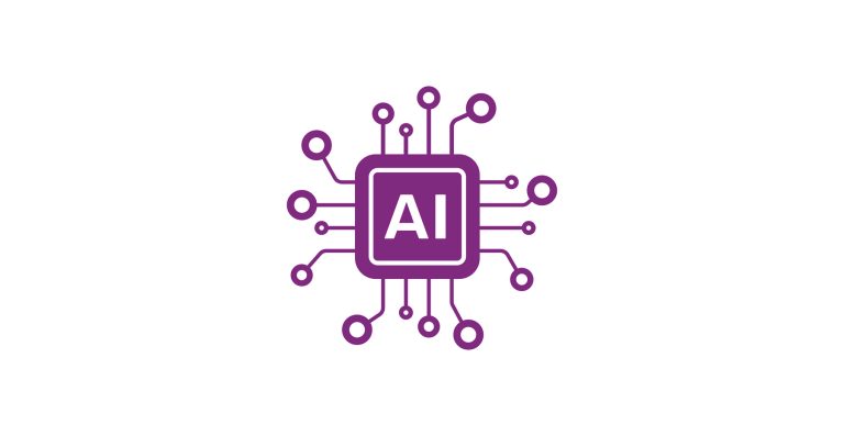 AI concept - Resilience Forward AI Processor concept - an AI chip with various activities branching out from it.