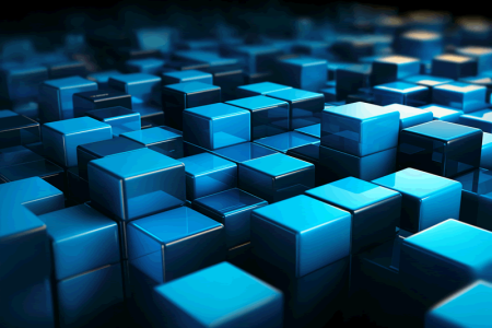 An abstract view of blue building blocks illustrates the concept of building a future-ready SOC