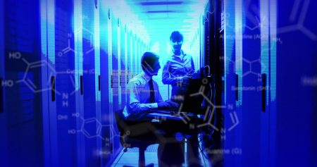 2024 CrowdStrike Threat Hunting Report sees a rise in the exploitation of legitimate credentials Diverse IT technicians working by computer servers.