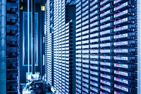Why offline backup is one of the keys to outsmarting ransomware stacks of magnetic tapes used for data storage and backup
