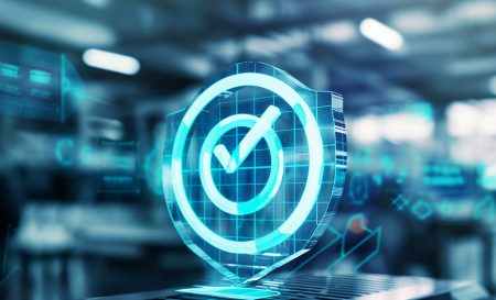 Research finds that over-privileged AI systems drive 4.5x higher security incident rates A digital shield with a compliance tick.