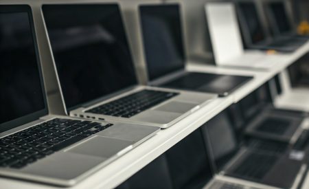 Study highlights why platform security is a weak link in cyber resilience A shelf full of laptops