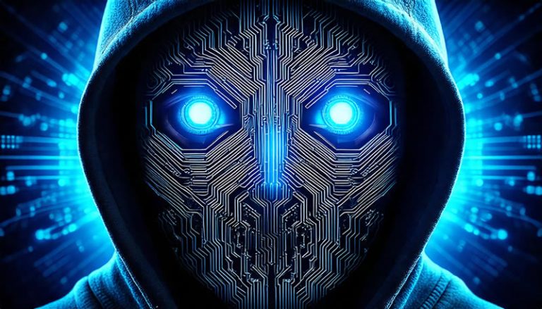 AI security face.