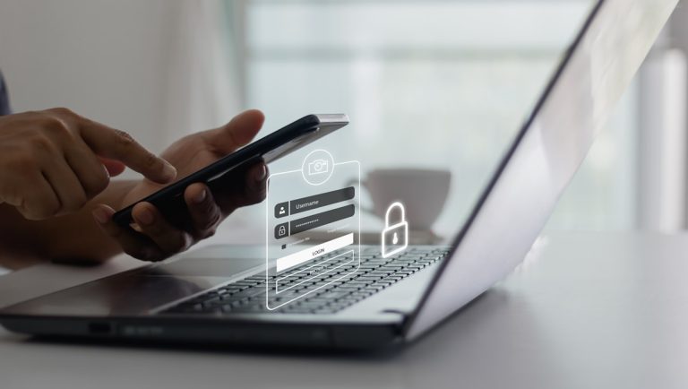 Mobile device based attacks - Resilience Forward A user using a mobile phone to provide access credentials to a cloud service.