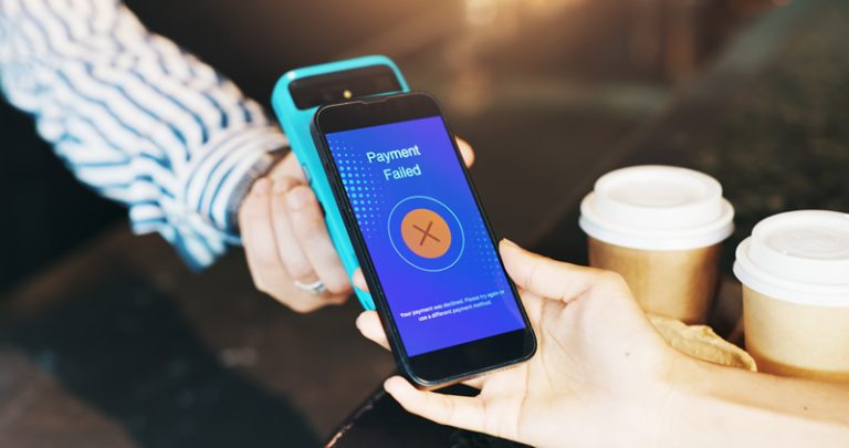 Payment failure - Resilience Forward A customer tries to pay for a coffee using a card machine - the payment fails.