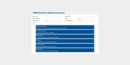 UNDRR launches new Resilience Maturity Assessment (ReMA) tool UNDRR Resilience Maturity Assessment ReMA tool
