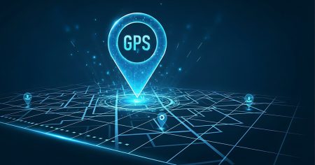 UK and France to partner on making GPS systems more resilient Digital illustration of a glowing GPS location marker pinpointing a map's coordinates.