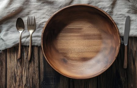 Has your organization thought about its resilience appetite? Resilience Appetite concept - a wooden platter ready to be filled with an appropriate amount of food.