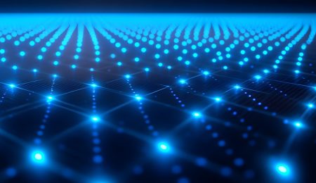 Critical third-parties: next steps towards resilience Digital Network, Glowing Nodes Connect Globally, Forming a Futuristic Grid of Interconnected Data Points.