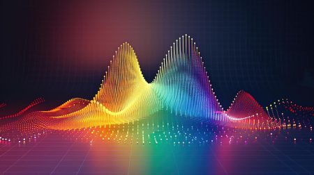 Using AI for risk assessment? be aware of the issue of probabilistic drift Probability distribution chart displaying the likelihood of outcomes in a colourful spectrum.