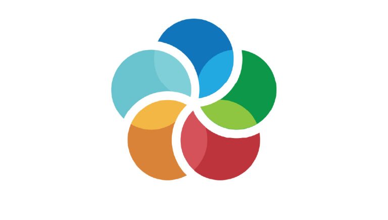 Five factors - Resilience Forward Five interlinked circles of different colours.
