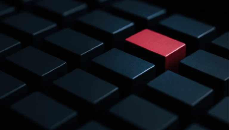 Kill switch concept - Resilience Forward A red button in a black key board.