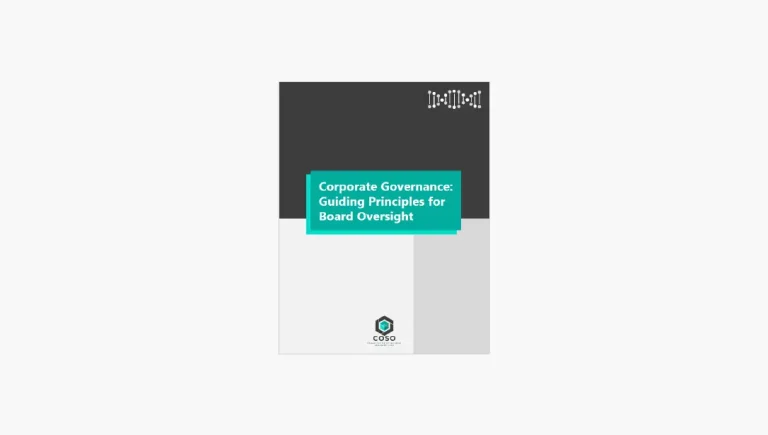 Corporate Governance Guiding Principles for Board Oversight cover - Resilience Forward Corporate Governance Guiding Principles for Board Oversight cover