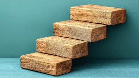 Operational resilience is entering its next phase Next level concept - four blocks make a staircase.