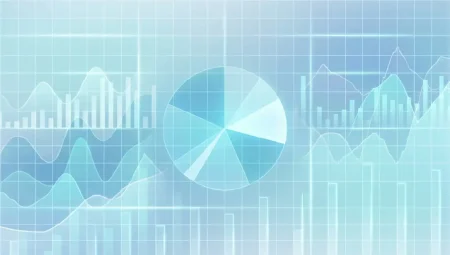 New study reveals significant differences in cyber resilience targets across sectors Various charts and graphs showing business data analysis.