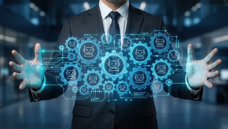 AI agents concept.