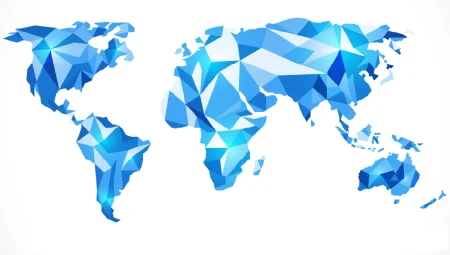 Fragmented PQC migration timelines create quantum resilience headaches A map of the globe broken up into fractal sections.