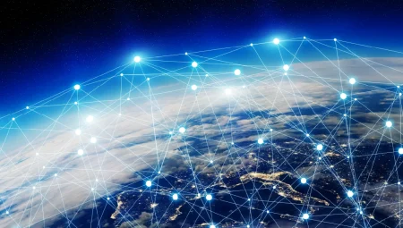 How a UK digital twin project is supporting the resilience of position, navigation, and timing capabilities Satellite communications concept...