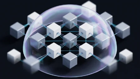3D Render of Multi Agent AI Governance and Autonomous Swarm Orchestration.